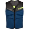 Mystic Block Kite Surfing Front-Zip Impact Vest - Navy/Lime -Mystic Sales Store 2020 Mystic Block Impact Vest 35005 200108 422 01