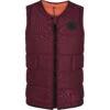 Mystic DOM Wake Boarding Front-Zip Impact Vest - Oxblood Red -Mystic Sales Store 2020 Mystic Dom Wake Board Impact Vest 35205 200180 322 01