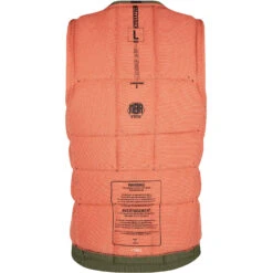 Mystic DOM Wake Boarding Front-Zip Impact Vest - Oxblood Red -Mystic Sales Store 2020 Mystic Dom Wake Board Impact Vest 35205 200180 322 04