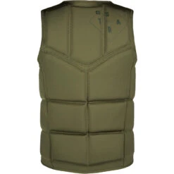 Mystic STAR Wake Boarding Front-Zip Impact Vest - Green -Mystic Sales Store 2020 Mystic Star Wake Boarding Impact Vest 35205 200182 608 02