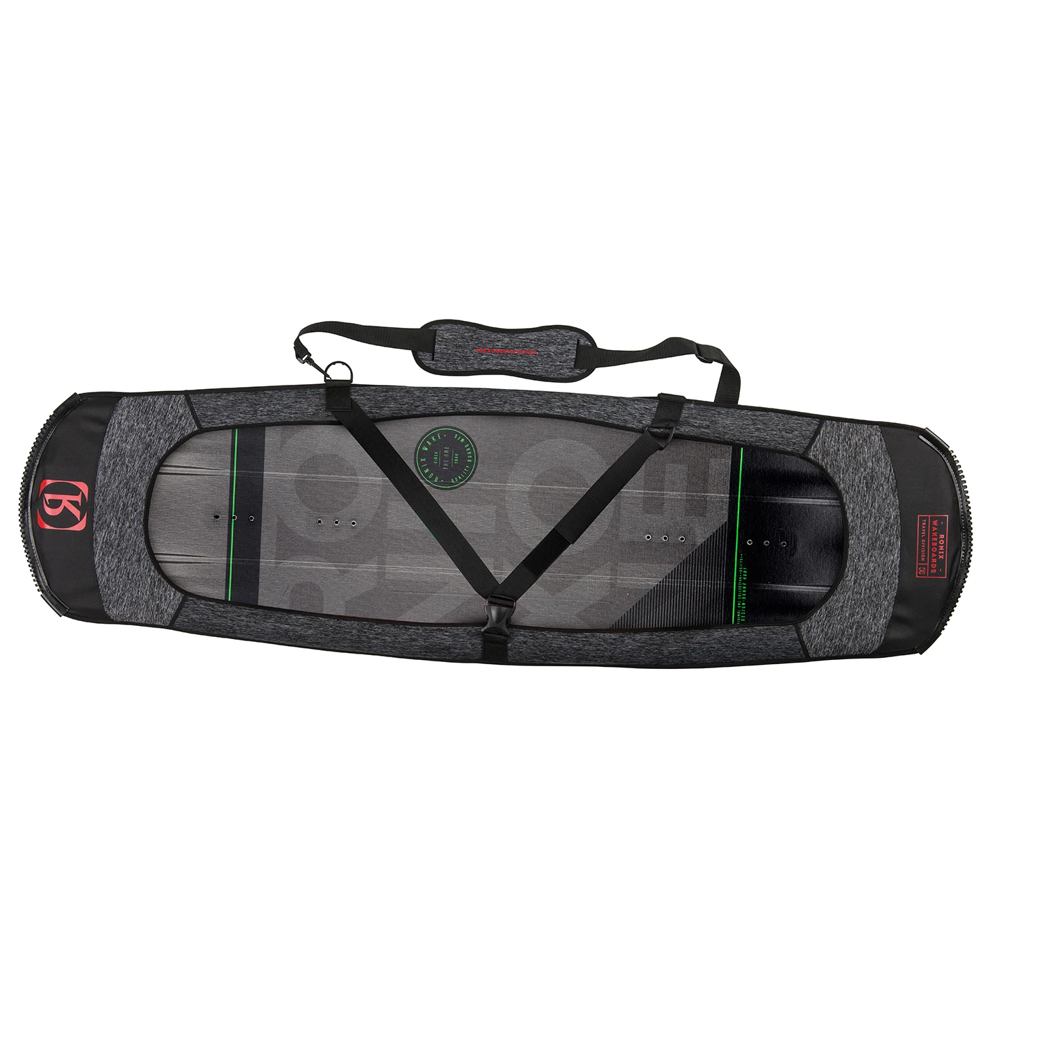 Ronix Bulwark Neo Sleeve Board Bag - Heather/Orange 1 Ronix Bulwark Neo Sleeve Board Bag - Heather/Orange