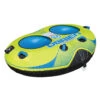 OBrien 2 Daloo 2 Person Towable Boat Tube - Blue/Yellow -Mystic Sales Store 2021 Obrien 2 DALOO SIDE