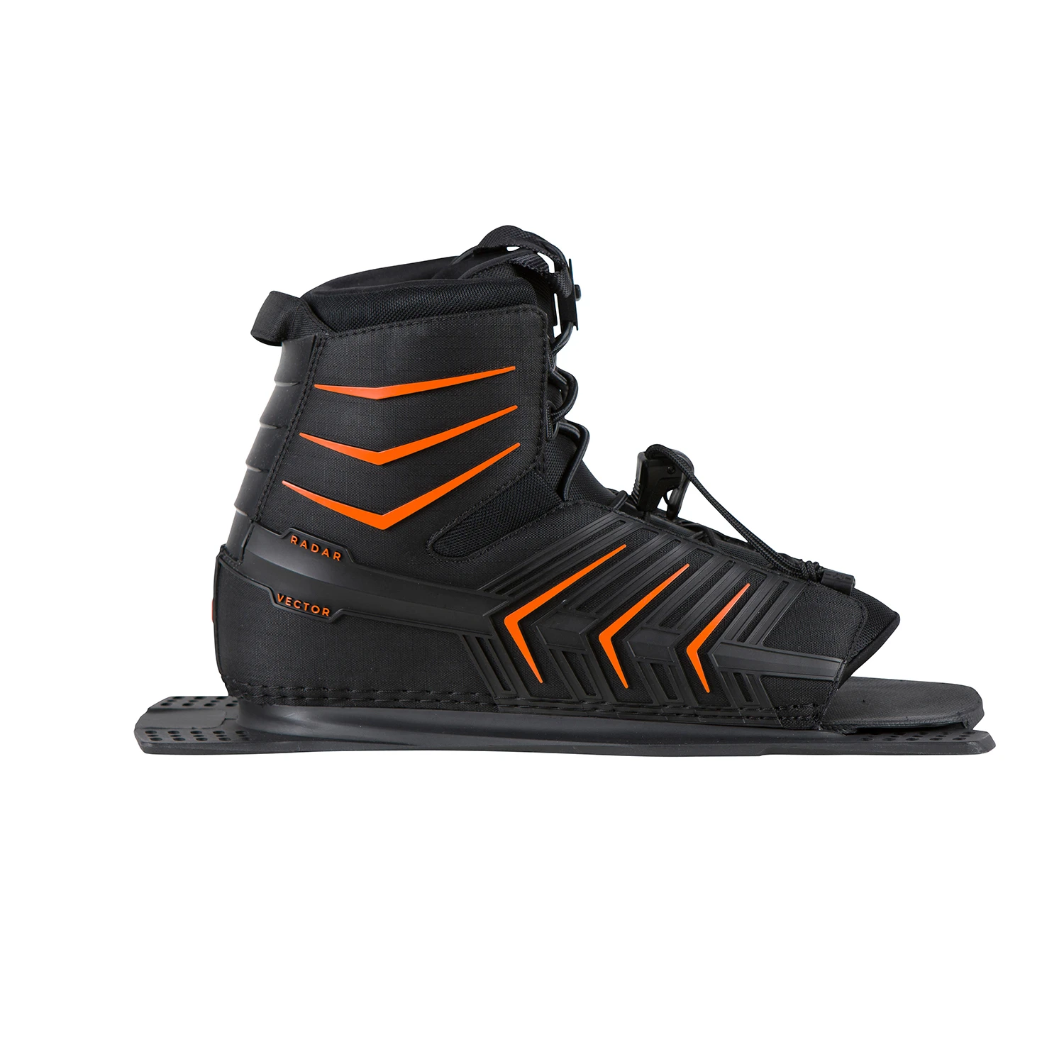 Radar Skis Vector Boot Rear Feather Frame - Black/Orange - Image 3