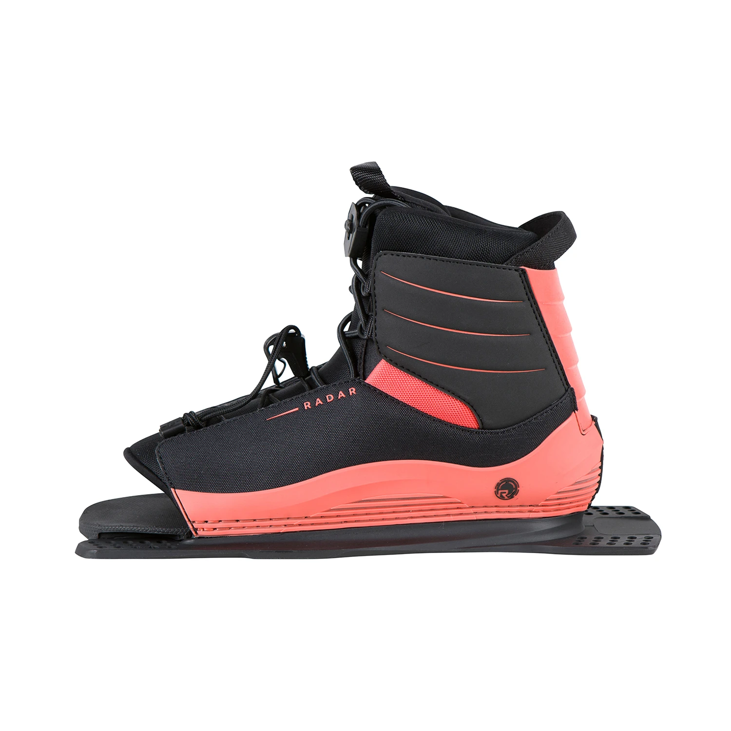 Radar Skis Womens Lyric Boot Rear Feather Frame - Coral/Black - Image 2