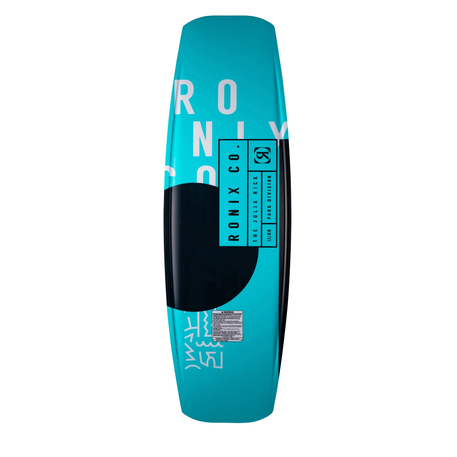 Ronix Womens Julia Rick Flexbox 2 Air Core 3 Park Board - Black/Mint 2 Ronix Womens Julia Rick Flexbox 2 Air Core 3 Park Board - Black/Mint - Image 2