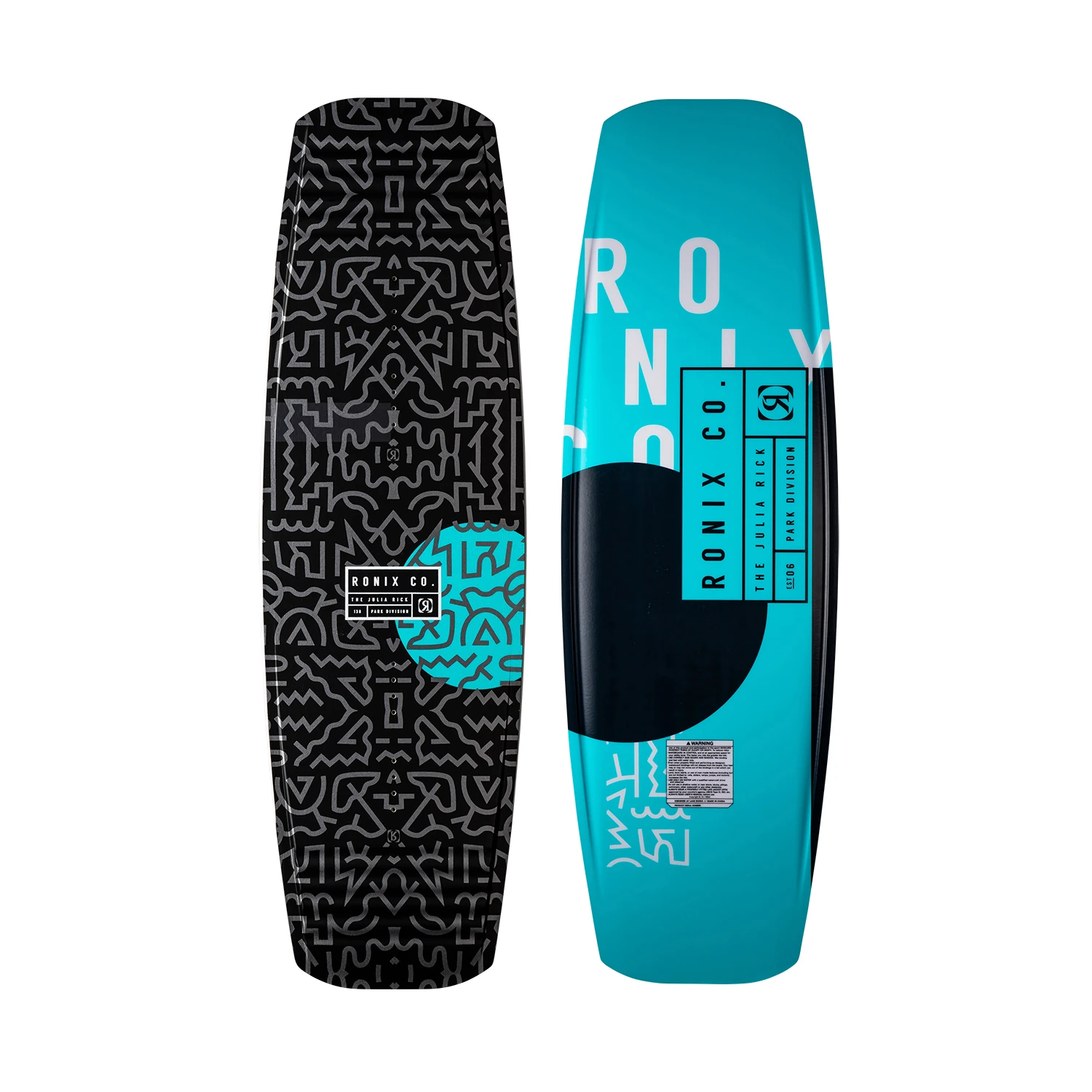 Ronix Womens Julia Rick Flexbox 2 Air Core 3 Park Board - Black/Mint 3 Ronix Womens Julia Rick Flexbox 2 Air Core 3 Park Board - Black/Mint - Image 3