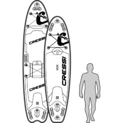 Cressi 10'6" Solid Centre ISup- Grey/Fluo -Mystic Sales Store 2022 Cressi Solid Inflatable Paddle Board NB011070 3