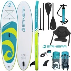 Spinera Classic SUP Kayak Paddle Board Package - 9'10"