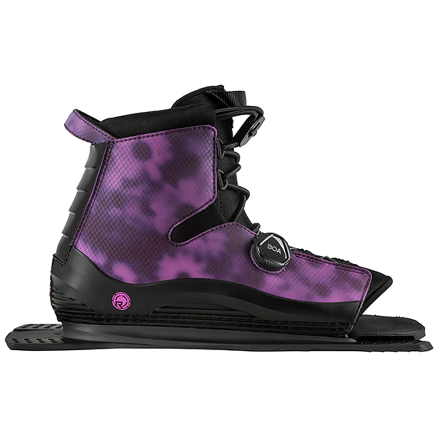 Radar Skis Womens Lyric Boa Rear Feather Frame Boot - Black/Lilac - Image 3