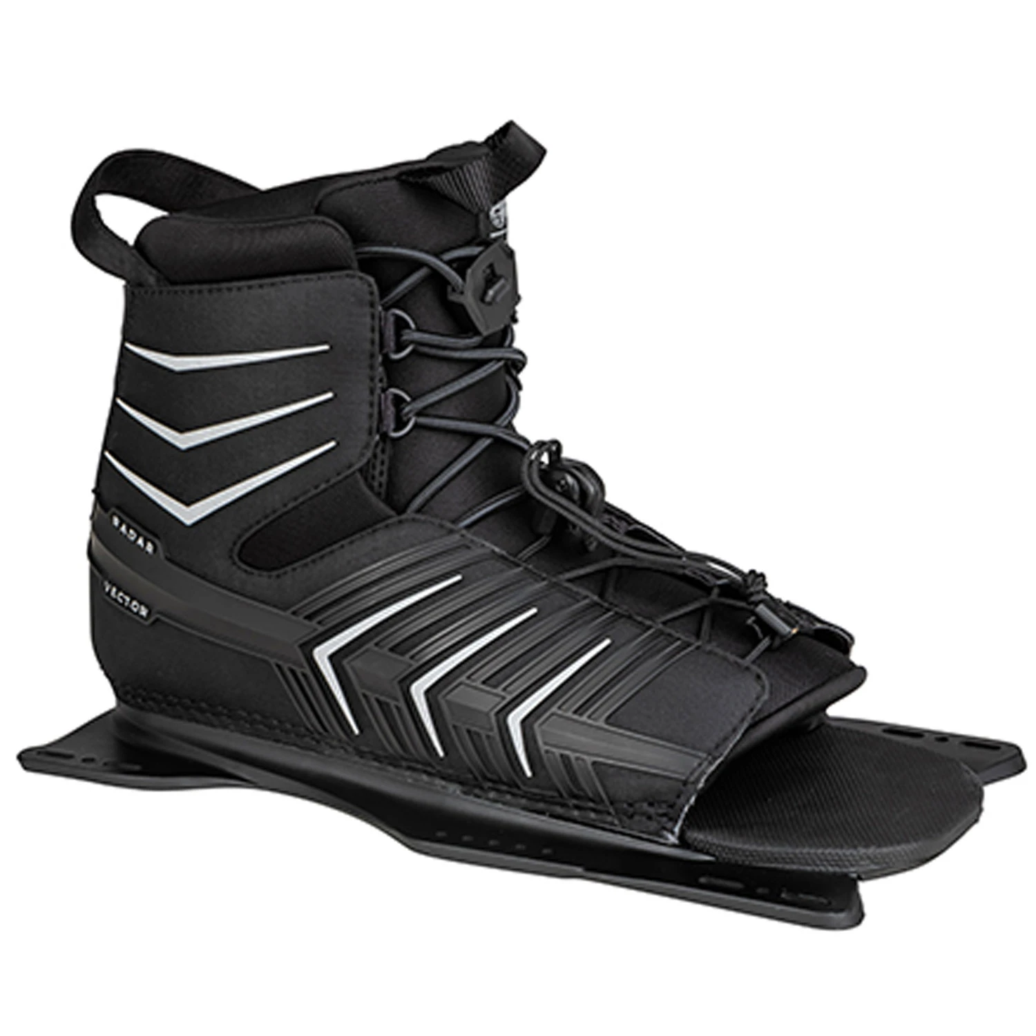 Radar Skis Vector Front Feather Frame Boot - Black/Silver - Image 3