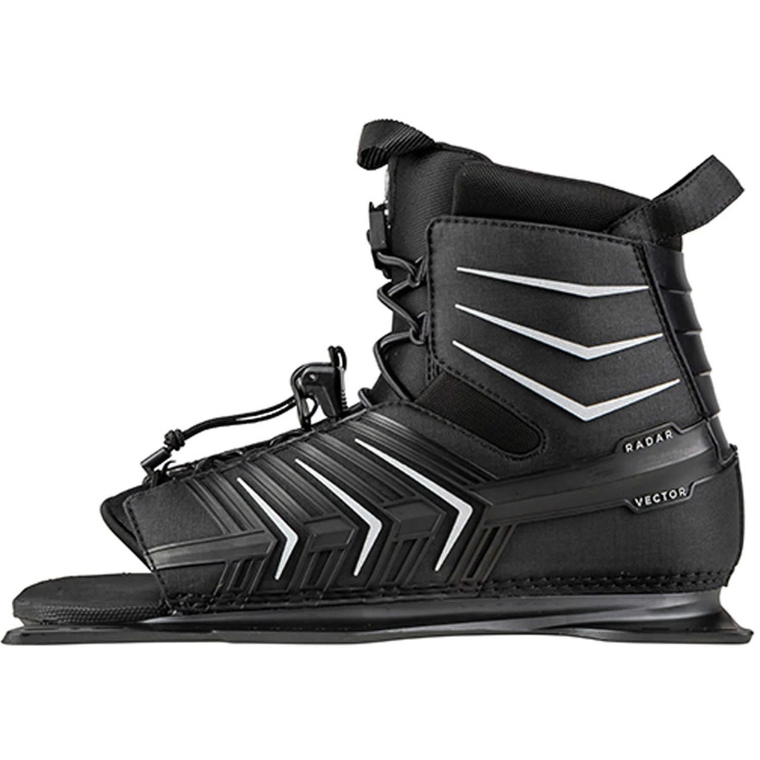 Radar Skis Vector Front Feather Frame Boot - Black/Silver - Image 2