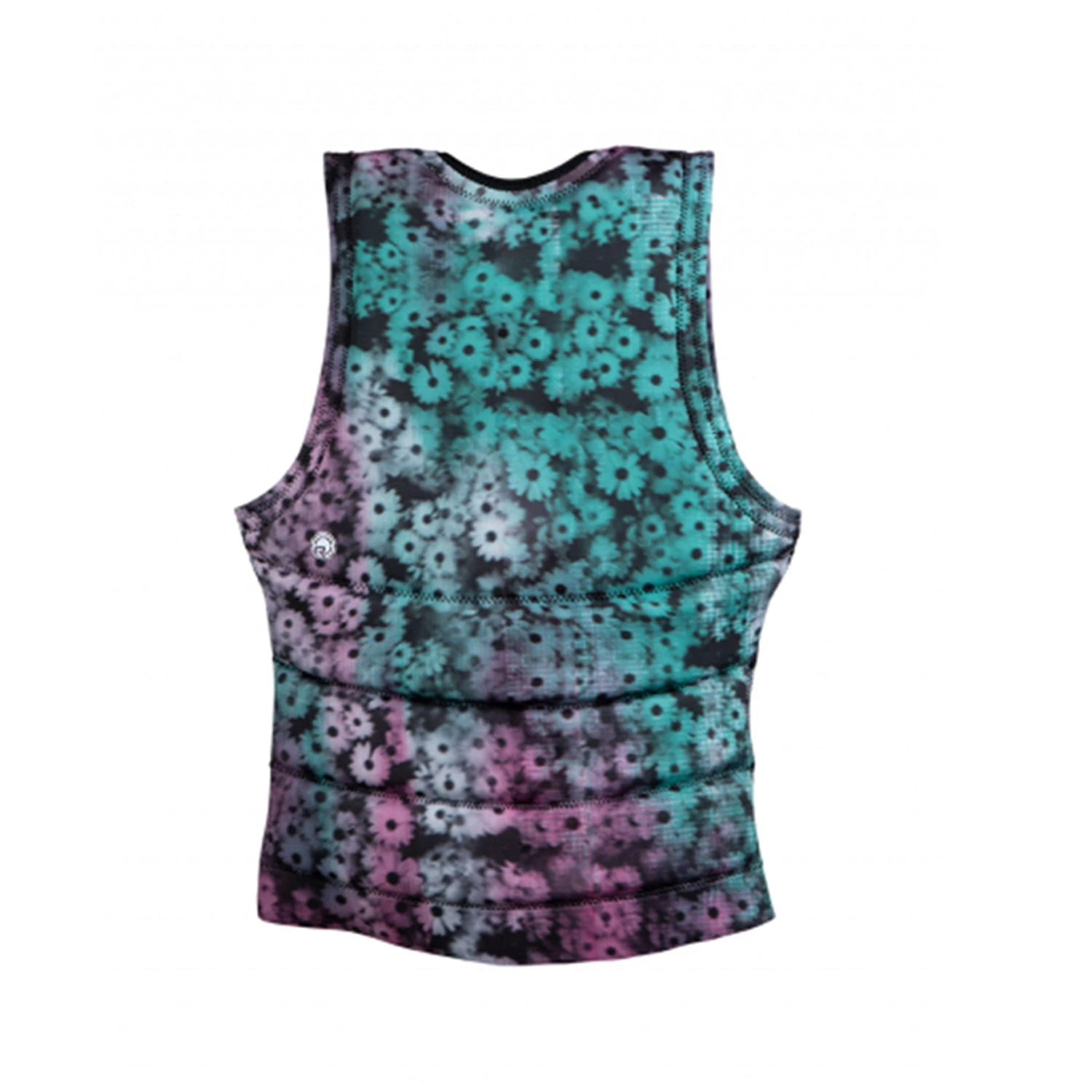 Radar Skis Women's Lyric NCGA Impact Vest - Black/Floral Fade - Image 2