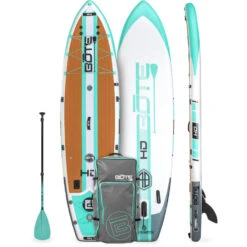 BOTE HD Aero 11'6" Inflatable SUP - Full Trax Seafoam