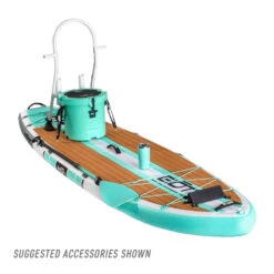 BOTE HD Aero 11'6" Inflatable SUP - Full Trax Seafoam -Mystic Sales Store 2023 BOTE HD Aero Inflatable Paddleboard SUP Full Trax Seafoam 3