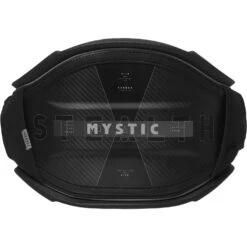 Mystic Stealth Carbon Waist Harness No Spreader Bar - Black Grey