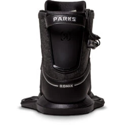 Ronix Parks Stage 2 Wakeboard Boots - Black Reflective -Mystic Sales Store 2023 RONIX BOOTS PARKS LEFT HEEL