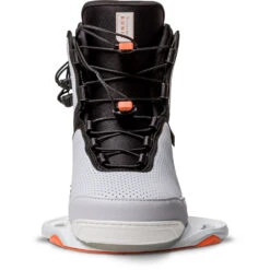 Ronix Rise Intuition Wakeboard Boots - White/Peach -Mystic Sales Store 2023 RONIX BOOTS RISE LEFT TOE