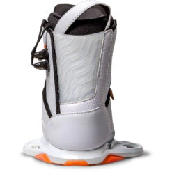 Ronix Rise Intuition Wakeboard Boots - White/Peach -Mystic Sales Store 2023 RONIX BOOTS RISE RIGHT HEEL