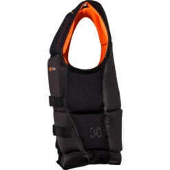 Ronix RXT Capella 3 CGA Impact Vest - Black / Electro Orange -Mystic Sales Store 2023 RONIX CGA VEST CAPELLA 3.0 RXT SIDE