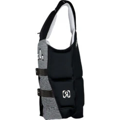 Ronix Volcom Capella 3 CGA Impact Vest - Black / White Clippings -Mystic Sales Store 2023 RONIX CGA VEST CAPELLA 3.0 VOLCOM SIDE