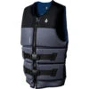Ronix Volcom Yes CGA Impact Vest - Charcoal/Black -Mystic Sales Store 2023 RONIX CGA VEST YES VOLCOM 3 4 FRONT ANGLE 1