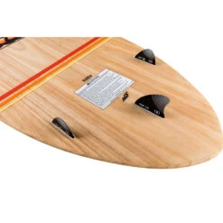 Ronix Element Core Blunt Nose Skimmer - Paulownia/Sunset -Mystic Sales Store 2023 RONIX WAKESURFER BLUNT NOSE SKIMMER BASE INSET 1