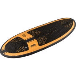Ronix Koal Classic Longboard Wakesurfer - Matt Black/Redwood -Mystic Sales Store 2023 RONIX WAKESURFER KOAL CLASSIC LONGBOARD TOP ANGLE 1