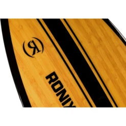 Ronix Koal Classic Fish Wakesurfer - Glossy Black/Bamboo -Mystic Sales Store 2023 RONIX WAKESURFER KOAL FISH BASE INSET 01