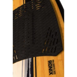 Ronix Koal Classic Fish Wakesurfer - Glossy Black/Bamboo -Mystic Sales Store 2023 RONIX WAKESURFER KOAL FISH TOP INSET 01