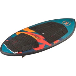 Ronix Standard Core Skimmer - Teal/Red/Orange -Mystic Sales Store 2023 RONIX WAKESURFER STANDARD CORE SKIMMER TOP ANGLE 2
