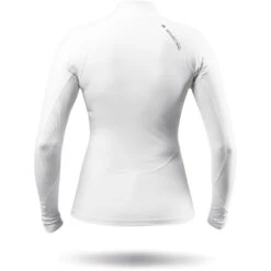 Zhik Womens ECO Spandex Rash Guard Long Sleeve - White -Mystic Sales Store 2023 Zhik DTP 0063 W WHT Back