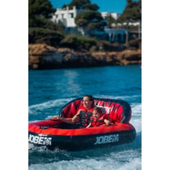 Jobe Proton 2 Person Towable - Red -Mystic Sales Store 230220010 actionshot 4 big