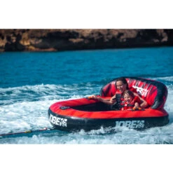 Jobe Proton 2 Person Towable - Red -Mystic Sales Store 230220010 actionshot 5 big