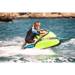 Jobe Sonar 4 Person Towable - Blue/Green -Mystic Sales Store 230420001 actionshot 5 big