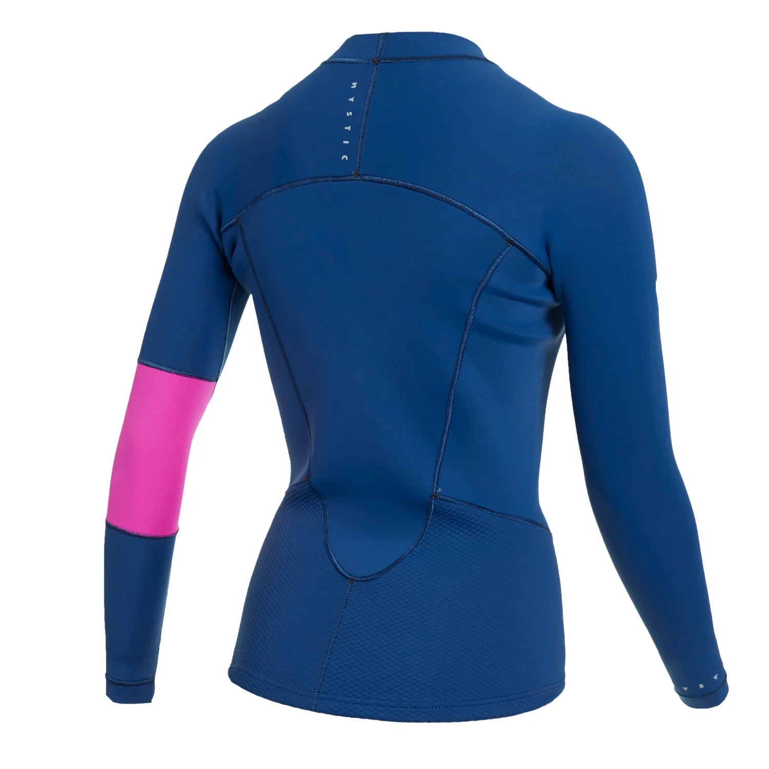 Mystic Womens Lunar 2 GBS Long Sleeve Vest Neoprene Rashvest - Summer Blue 2 Mystic Womens Lunar 2 GBS Long Sleeve Vest Neoprene Rashvest - Summer Blue - Image 2
