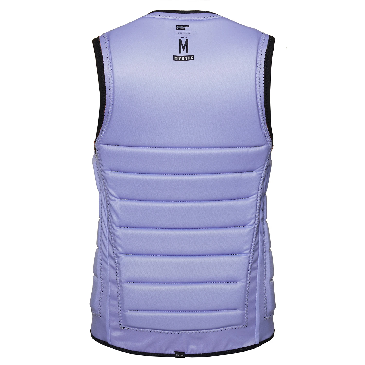 Mystic Womens Juice Wake Boarding Front-Zip Impact Vest - Black/Purple - Image 4