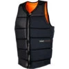 Radar Drifter Waterski Impact Vest - Black/Orange Glow -Mystic Sales Store Radar Drifter Vest Angle