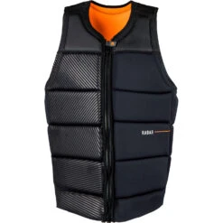 Radar Drifter Waterski Impact Vest - Black/Orange Glow -Mystic Sales Store Radar Drifter Vest Front