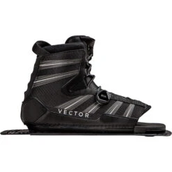 Radar Vector BOA Rear Aluminium Plate Boot - Black/Carbon/White -Mystic Sales Store Radar Vector Boa Rear Aluminum Right Side