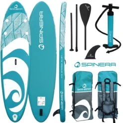 Spinera Lets Paddle ISUP SUP Paddle Board Package - 10'4